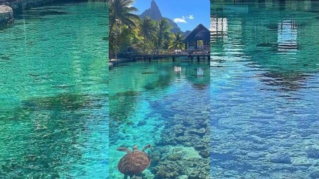 Шум воды и прибоя, и треск костра 🪷Расслабление на пляже смотреть онлайн