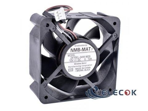NMB-MAT / Minebea 2410EL-04W-M29 Server - Square Fan C01, sq60x60x25mm, w30x3x3, DC 12V 0.10A смотреть онлайн
