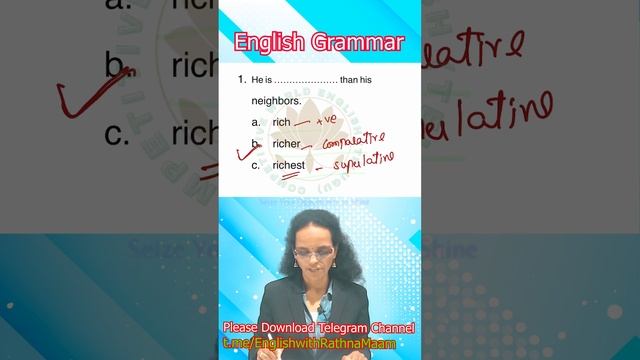 Common Errors on Adjective తెలుగులో#englishgrammarforcompetitiveexam #commonerrors #ssc_cgl #sscchs смотреть онлайн