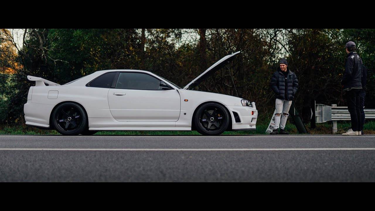 Shooting Two R34 GTR's - Behind The Scenes ｜ 4K