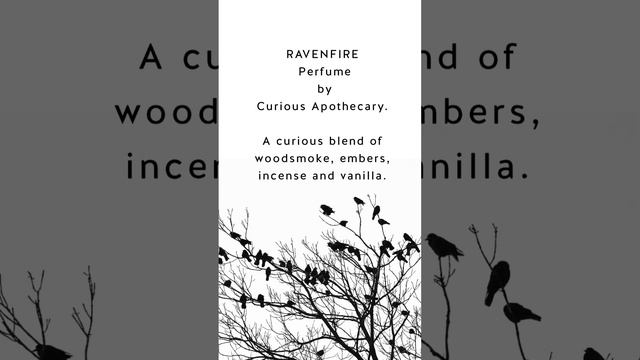 RAVENFIRE perfume by Curious Apothecary | DARK VANILLA Perfume | Smoke, Embers, Incense, Vanilla смотреть онлайн