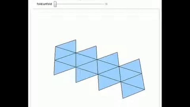 Dissecting a Net of a Gyroelongated Square Dipyramid смотреть онлайн
