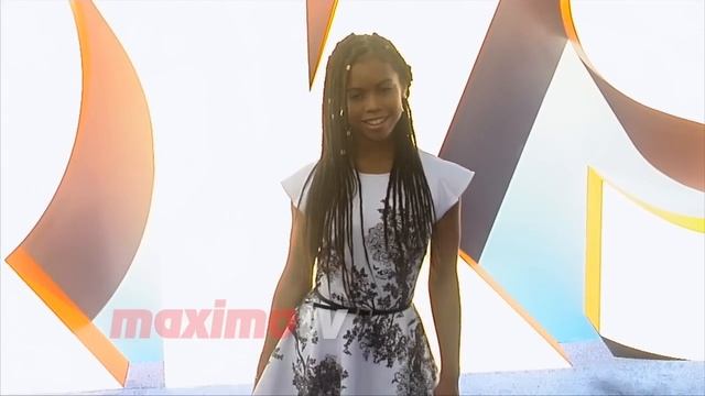 Asia Monet Ray "Storks" Los Angeles Premiere Blue Carpet смотреть онлайн