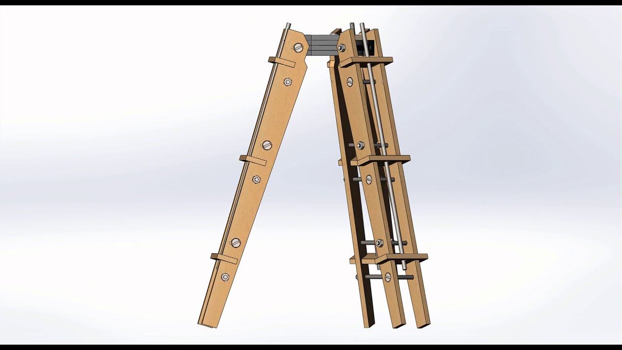 Tripod Wood - DIY - Laser Cut смотреть онлайн