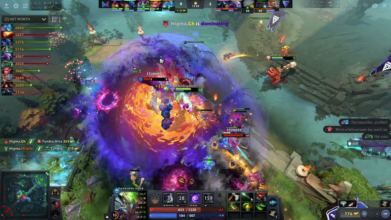 TUNDRA.SKITER - DESTROYING NIGMA WITH FACELESS VOID CHRONO - DREAMLEAGUE SEASON 15 DOTA 2 смотреть онлайн