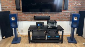 Kef R3 Meta Indigo Gloss Special Edition + Stands  - Unboxing