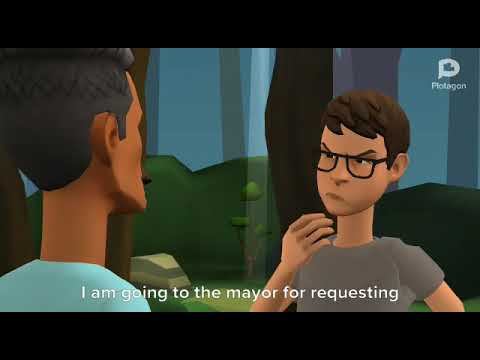A Dialogue Between Two Friends About Environment Pollution | 3d Animated Film смотреть онлайн
