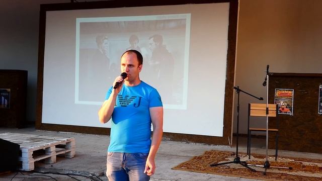 Выступления Алексея Рыжко (часть 2) в Левобережном парке смотреть онлайн