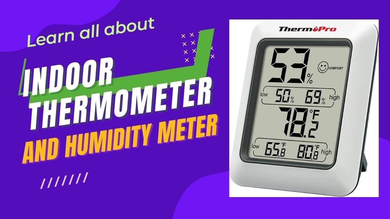 Indoor Thermometer And Humidity Meter - ThermoPro TP50 Digital Hygrometer Review смотреть онлайн