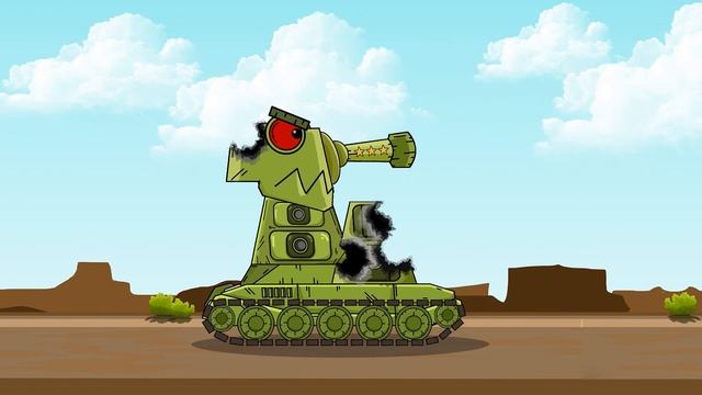 NEW KV 44 HYBRID EVOLUTION | Cartoons About Tanks