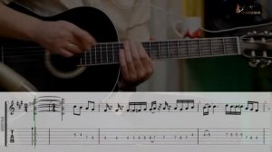 [TAB] Nah Neh Nah INTRO GUITAR Lesson - Vaya Con Dios | Slow Tempo Guitar Tutorial