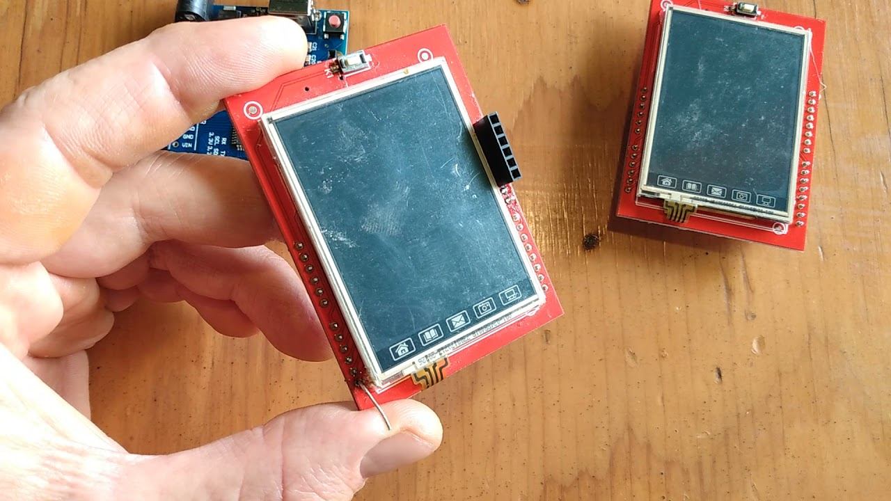TFTLCD Screen with Arduino смотреть онлайн
