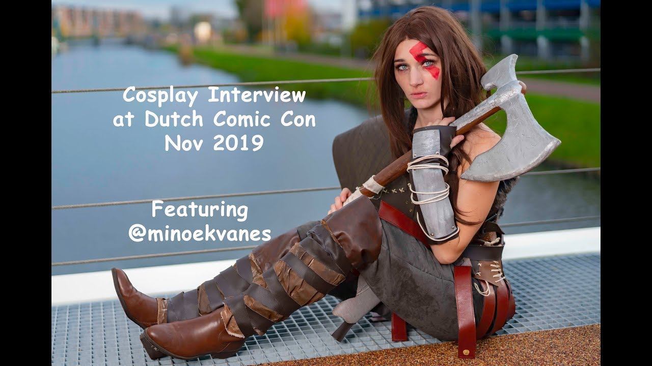 Dutch Comic Con Nov 2019 Cosplay Interview with God of War Cosplayer with @minoekvanes смотреть онлайн