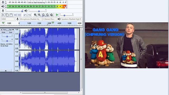 Fero - Gang Gang (Chipmunks Version) смотреть онлайн
