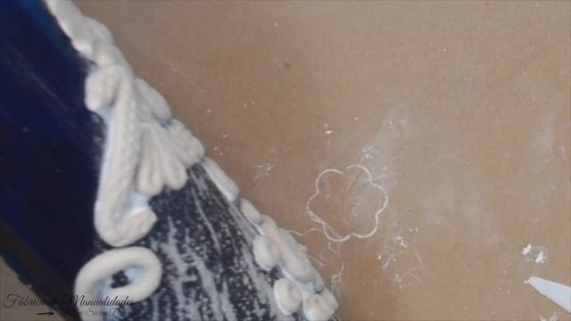 Botellas azul-plata. Cómo si fuera repujado. Decora sin moldes. смотреть онлайн