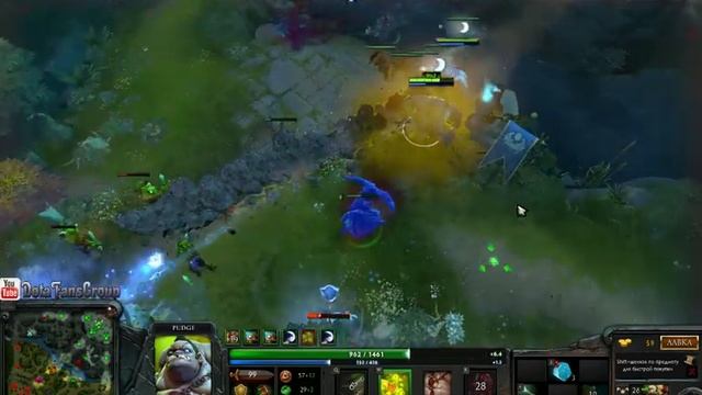Гайд Pudge Dota 2 Первая игра с Даггером смотреть онлайн