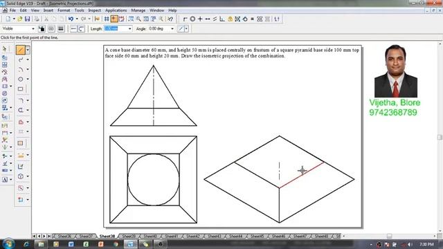 Example 38 on Isometric Projections смотреть онлайн