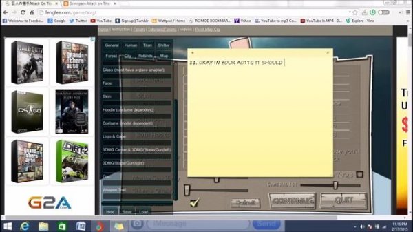 Attack on Titan-Tribute Game 2015: How to INSTALL SKINS and RC MOD