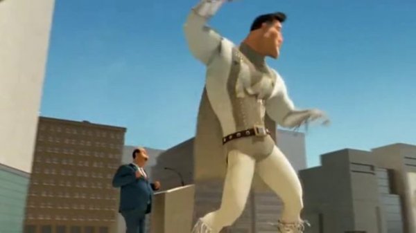 мачо-мэн танцует