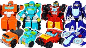 Transformers Rescue Bots Academy Rescue Team! Go! Go! | DuDuPopTOY