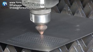 The Fly Cutting of the Forsun Fiber Laser Machine