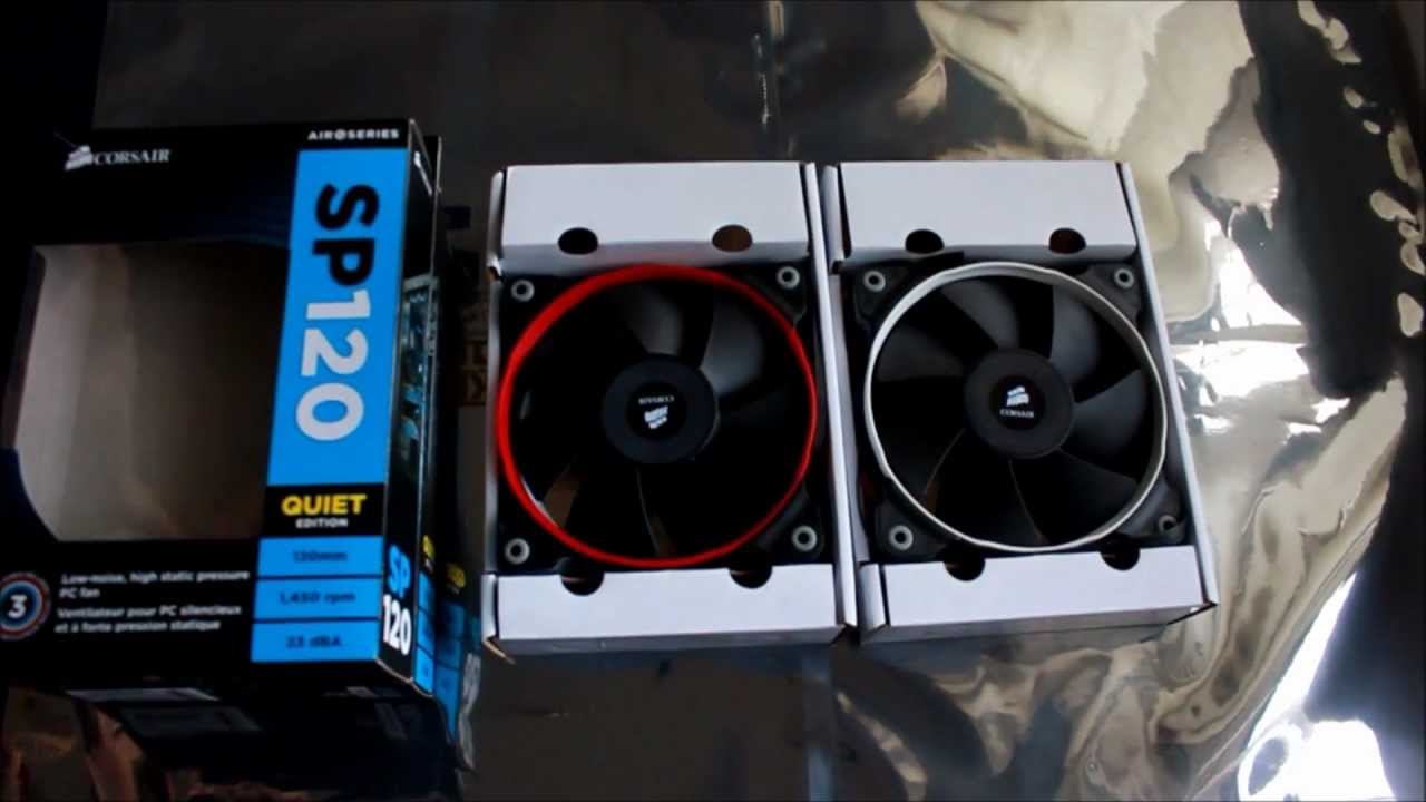 Unboxing Corsair SP 120mm fan. смотреть онлайн