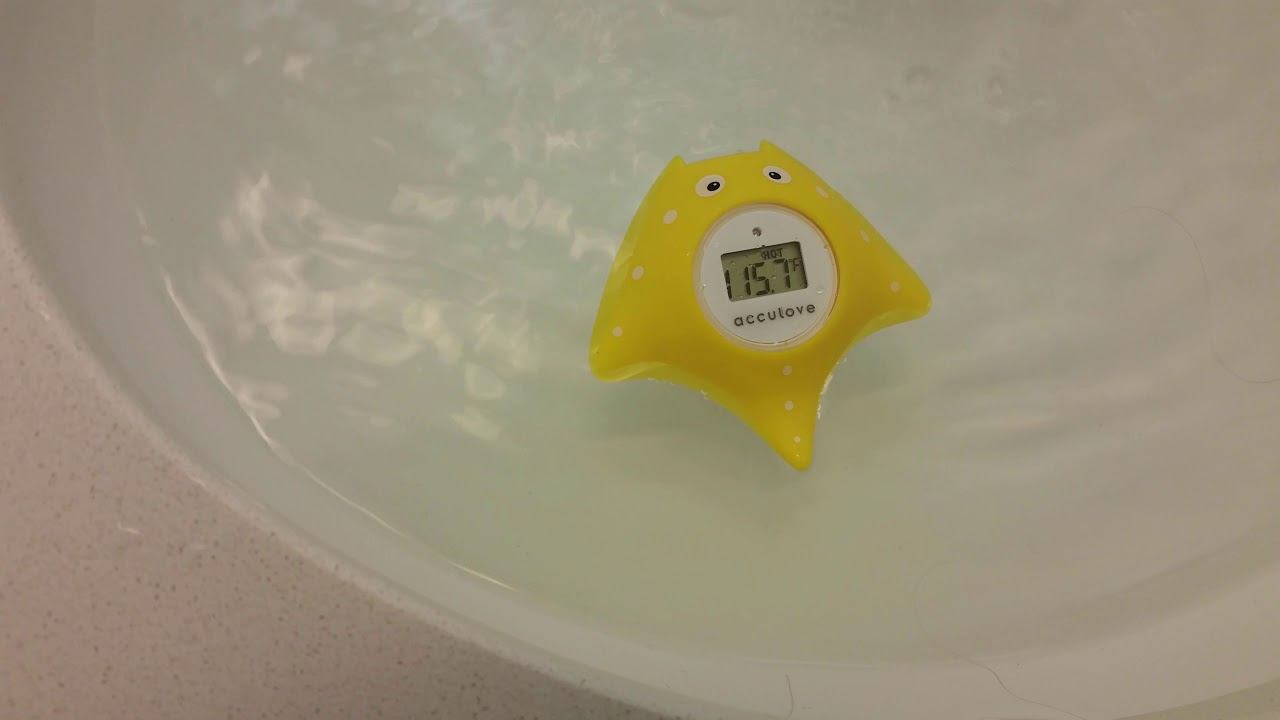 Unboxing Acculove Baby Bath and Room Thermometer, Floating Bath Thermometer for Bathtub смотреть онлайн
