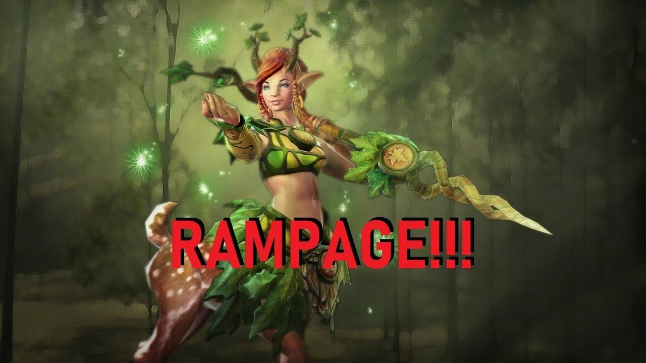 Enchantress DotA 2 Rampage смотреть онлайн