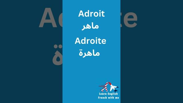 Apprendre les adjectifs en #français تعلم الصفات#بالفرنسية #تعلم_الفرنسية #apprendrelefrancais смотреть онлайн