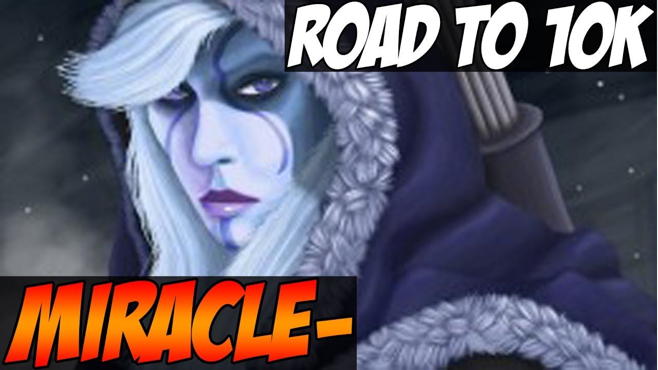 Miracle- 9014MMR Plays Drow Ranger ROAD TO 10K - Dota 2 смотреть онлайн