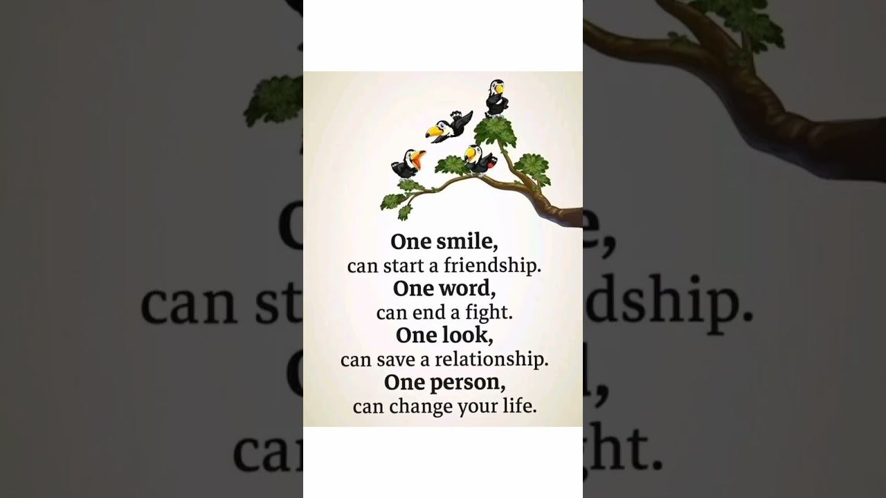 One smile can start a friendship motivation inspiration quotes | Improve your English #video #viral смотреть онлайн
