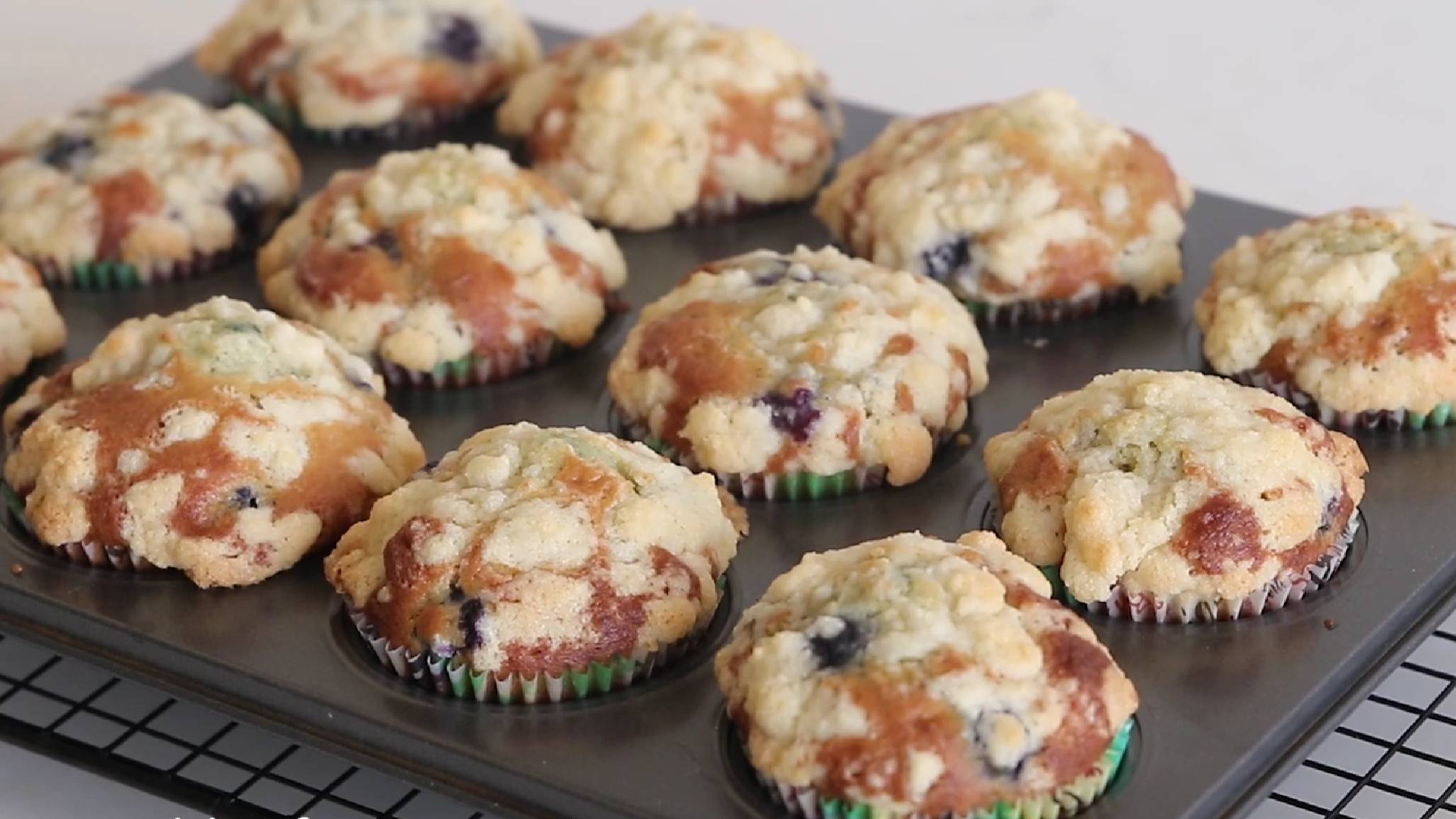 Черничные маффины - рецепт приготовления смотреть онлайн