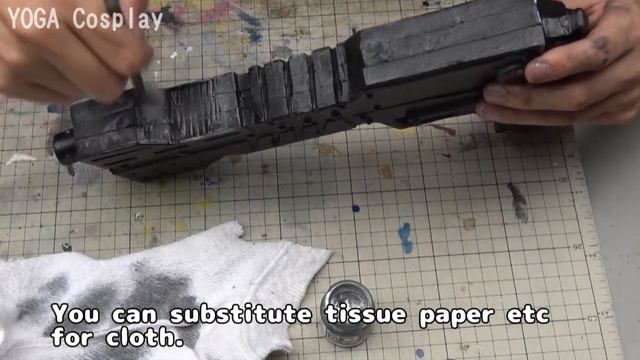 Handgun Tutotiral with Template [How to make gun props][Pistol] смотреть онлайн