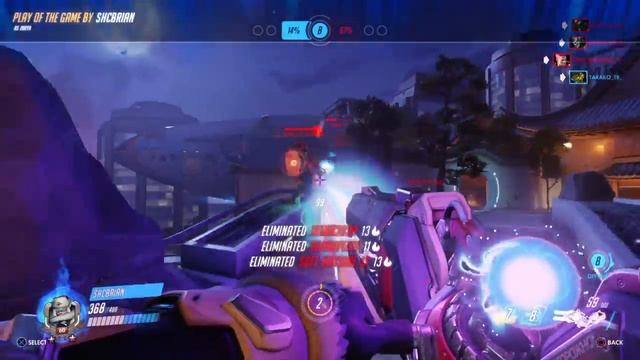 14/02/17 Overwatch Lijiang Tower Graviton Surge on Wall Highlight смотреть онлайн