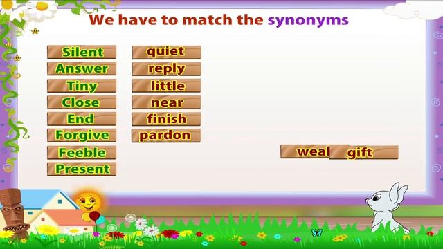 Learn Grade 3 - English Grammar - Synonyms смотреть онлайн