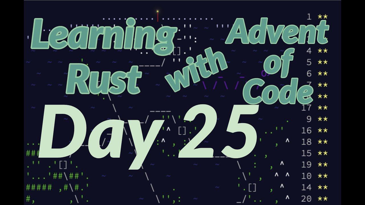 Advent of Code 2021 Day 25 смотреть онлайн