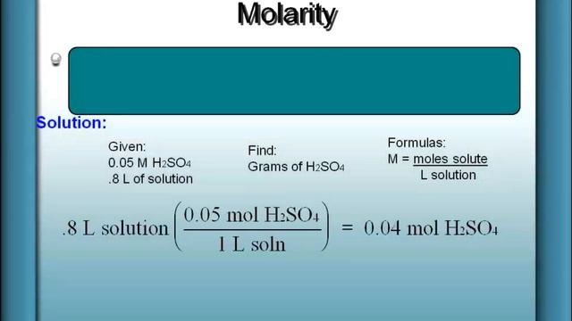 AP Unit 2 - Video 6 Molarity смотреть онлайн