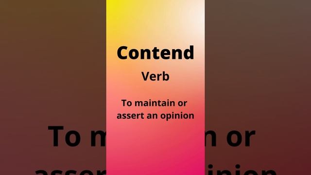 SAT Prep Vocabulary - Contend Verb смотреть онлайн