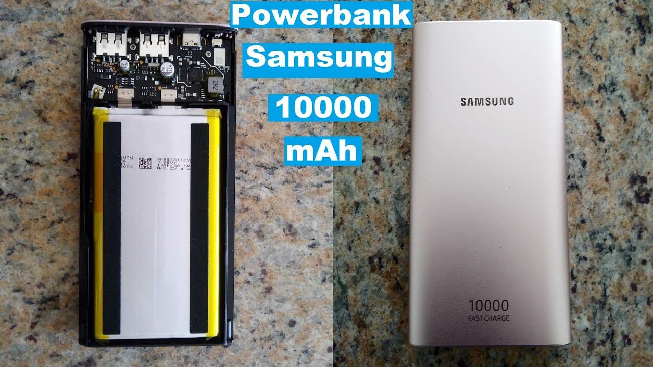 Power Bank Samsung EB-P1100C de 10.000 mAh - Unboxing radical, testes e como abrir (desmontar) смотреть онлайн