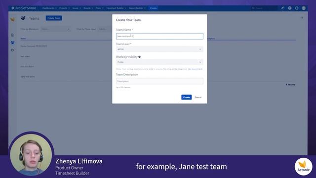 How to create a team in Timesheet Builder for Jira | Time tracking and worklog analysis | Actonic смотреть онлайн