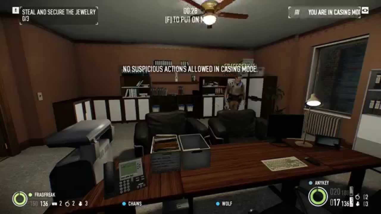 Payday 2 PC 06 29 2014 first heist смотреть онлайн
