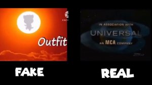 Fake Outfit7 Logo History VS Real Comparison