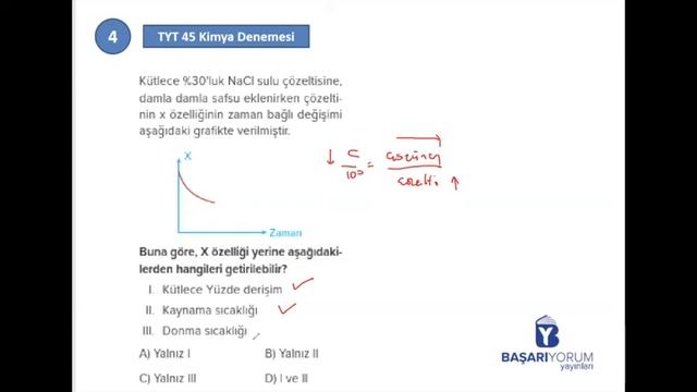 Kimya 45 Deneme TYT • 24. Deneme смотреть онлайн