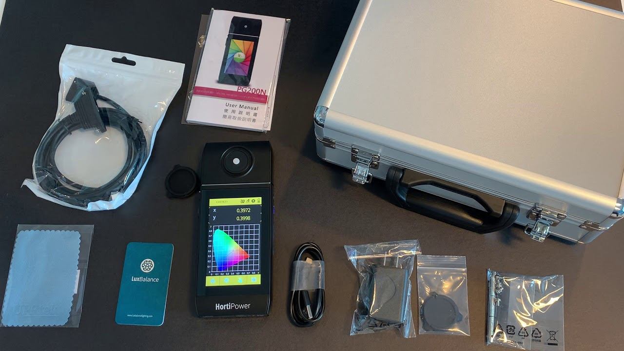 HortiPower PG200N Lighting Meter (for CCT, CRI, LUX, Spectrum And More)