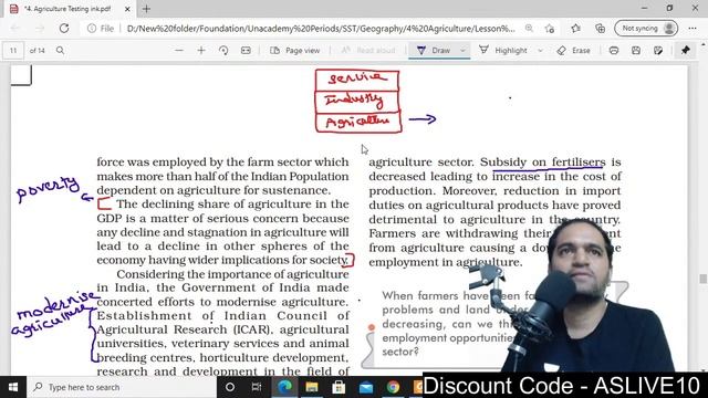 Agriculture | Part 3 | Geography | In-Depth NCERT | Ajinkya Solunke Sir | Unacademy Live смотреть онлайн