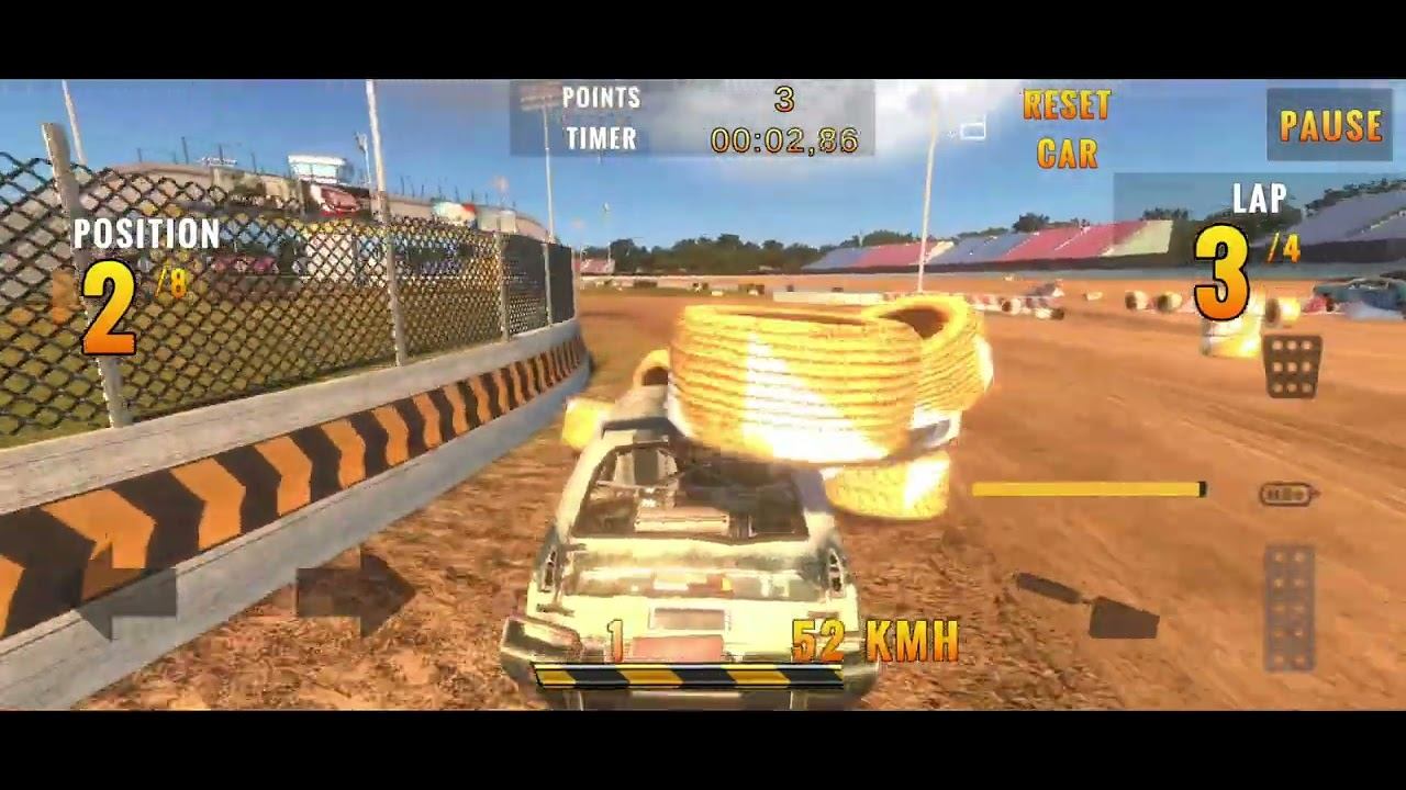 [Android] Derby King (FlatOut 2) Open Beta 0.7 Gameplay #57 смотреть онлайн