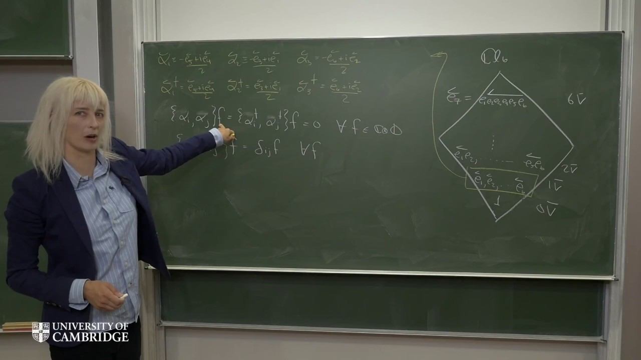 Octonions, SU(3), and the number operator (Video 10/14) смотреть онлайн