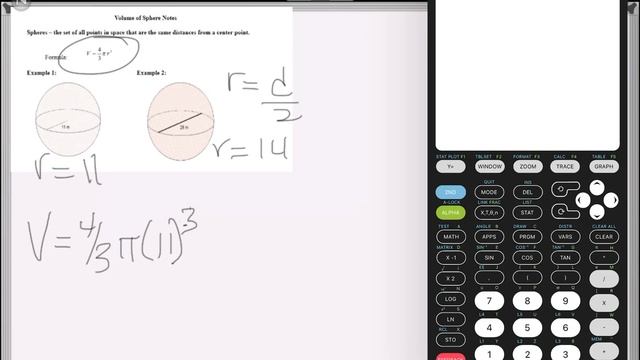 Volume of Sphere