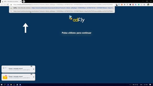 SALTAR ANUNCIO de Adf.ly "PLEASE PRESS ALLOW TO CONTINUE" - Tutorial Facil y sin notificaciones смотреть онлайн