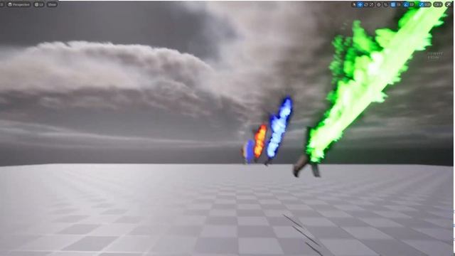Unreal Engine 5 - Fire Sword Effect Demo смотреть онлайн